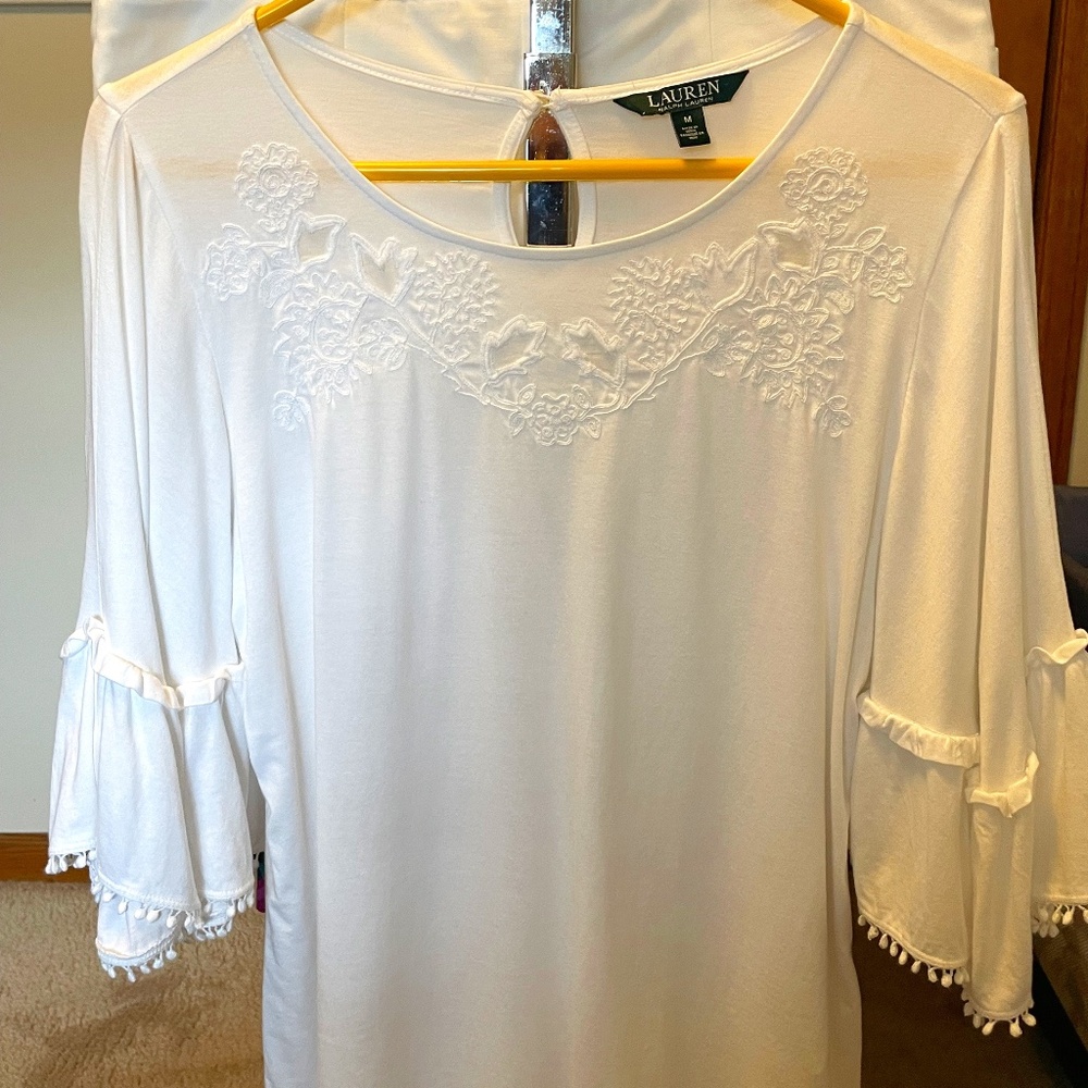 Ladies Lauren by Ralph Lauren Blouse Size Medium
